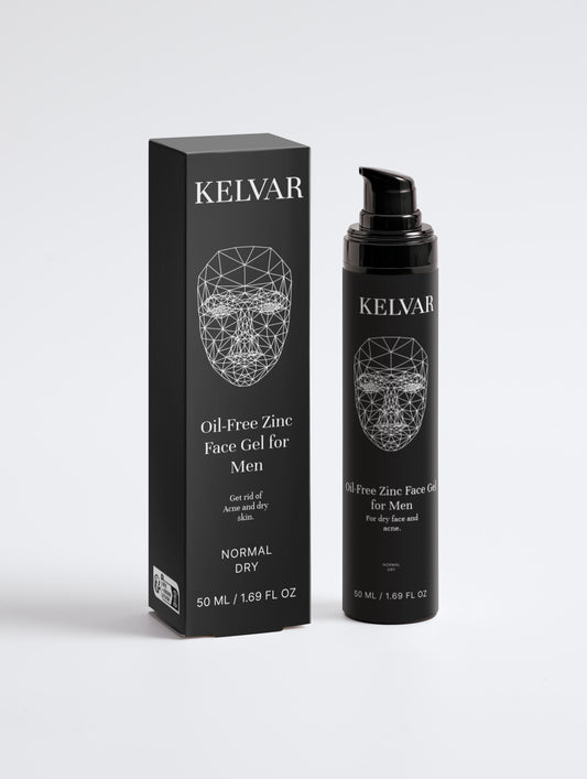 Oil-Free Zinc Face Gel for Men